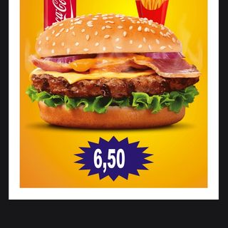 Menu hamburguesa de pollo