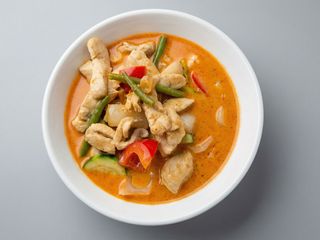 Curry roja. Thai