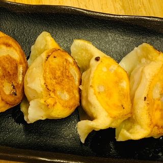 Gyozas rellenas de gambas PLANCHA