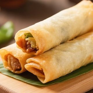 Rollito de gambas con sabor mango (2 Uds)