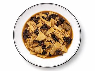 Bambú y Setas Chinas