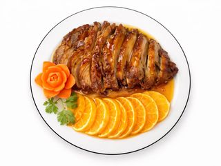 Pato con Salsa Naranja