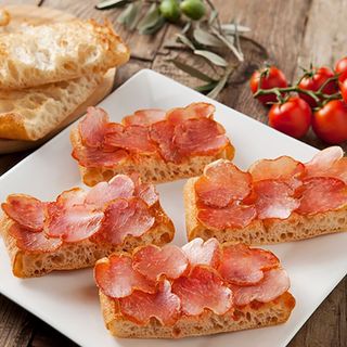 Nuestro Pan con Lomo Ibérico de Bellota (4 Unidades)