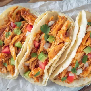 Tacos pollo (4 uds.)