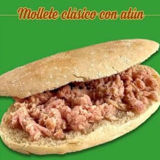 Mollete con atún