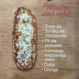 Pizza pollo y cebolla 400g
