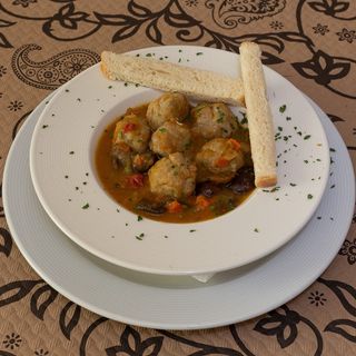 Albóndigas de cerdo ibérico.