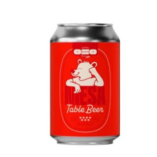 Cerveza Artesana Oso Mesa Table Beer