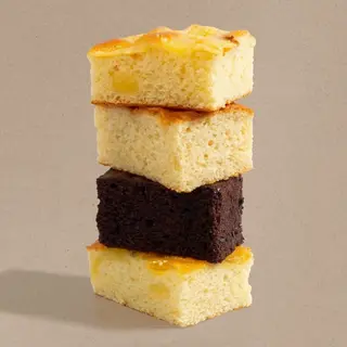Porción de bizcocho