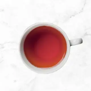 Té rojo infusión