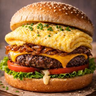 Hamburguesa la mafiosa + patatas