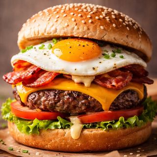 Burger BBQ + patatas