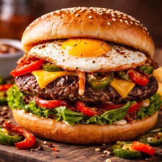 Burger Americana + patatas