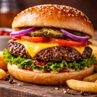 Burger XXL + patatas