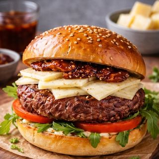 Paisana Burger + patatas