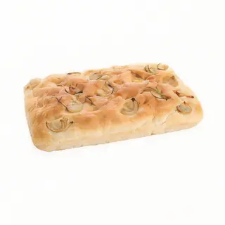 Focaccia De Tomate Natural, Queso Y Jamón Ibérico