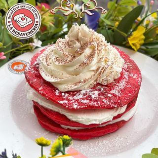 Red Velvet Pancakes