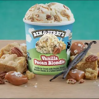 Ben & Jerry's  Vainilla  Pecan Blondie