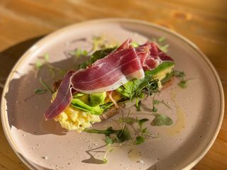 Tosta de jamón ibérico