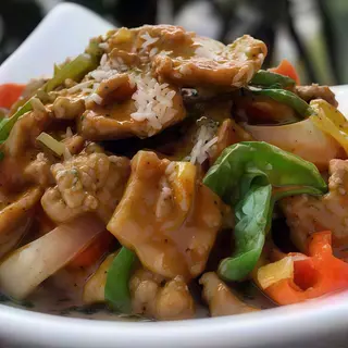 Ternera con salsa curry