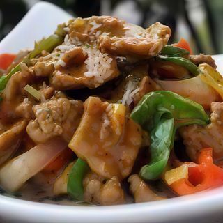 Ternera con salsa curry