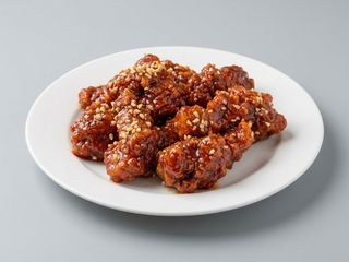 Pollo Salteado con Salsa de Almendras