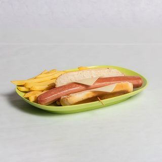 Menú infantil perrito