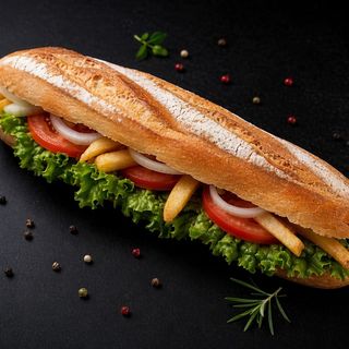 Bocadillo 1/2 baguette