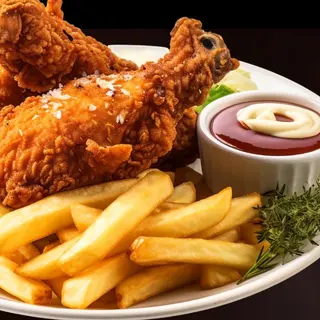 Menu Pollo Broaster Completo