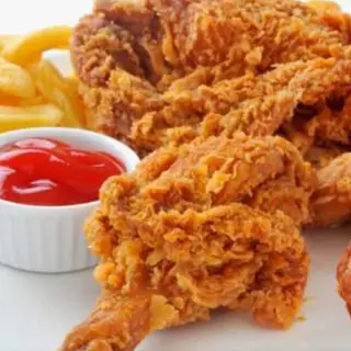 Medio Pollo con Patatas