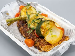 Socarrat De Verduras Con Aroma De Tomillo
