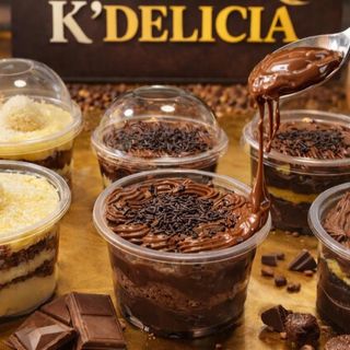 BOLO NO POTE CHOCOLATODO