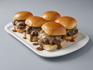 Tablita De Mini Hamburguesas De Angus (4 Uds.)