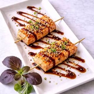 Pinchos de Salmón Teriyaki