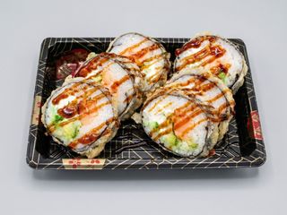Roll Salmón tempurizado (6 Pzs.)