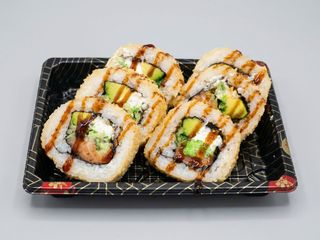 Roll salmón empanizado (6 Pzs.)