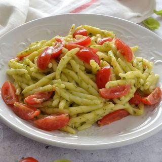 Salsa pesto e pomodoro
