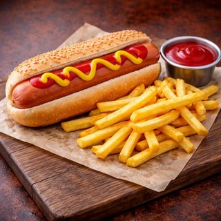 Hot Dog Con Patatas
