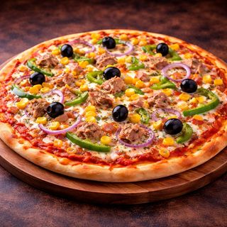 pizza atún