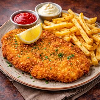 Escalope Con Patatas