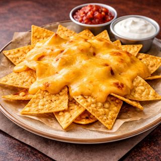 Nachos con queso