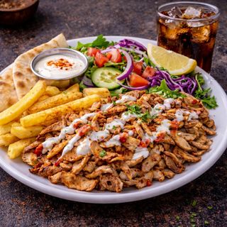 Menu Plato combinado con patata y bebida
