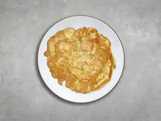 Tortilla con Gambas