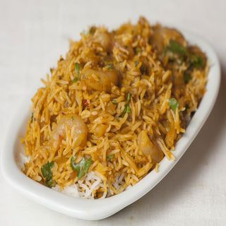 Jhinga biryani