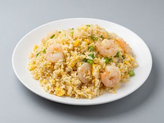 87.- Arroz Frito Y Gambas