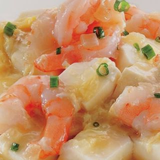 212.- Tofu Con Gambas