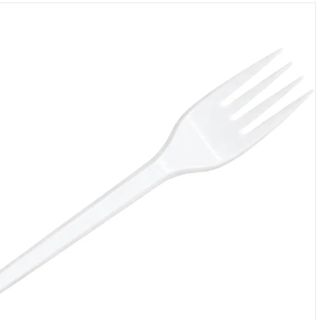 Tenedor plastico