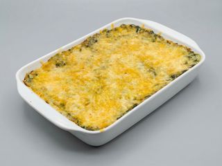 Espinacas a la crema gratinadas al horno