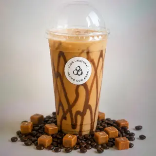 Frappé de caramelo y chocolate