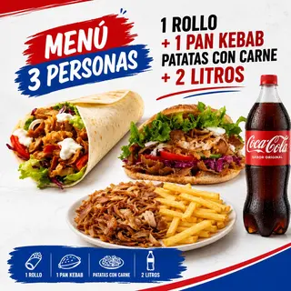 Menú (Para 3 Personas)